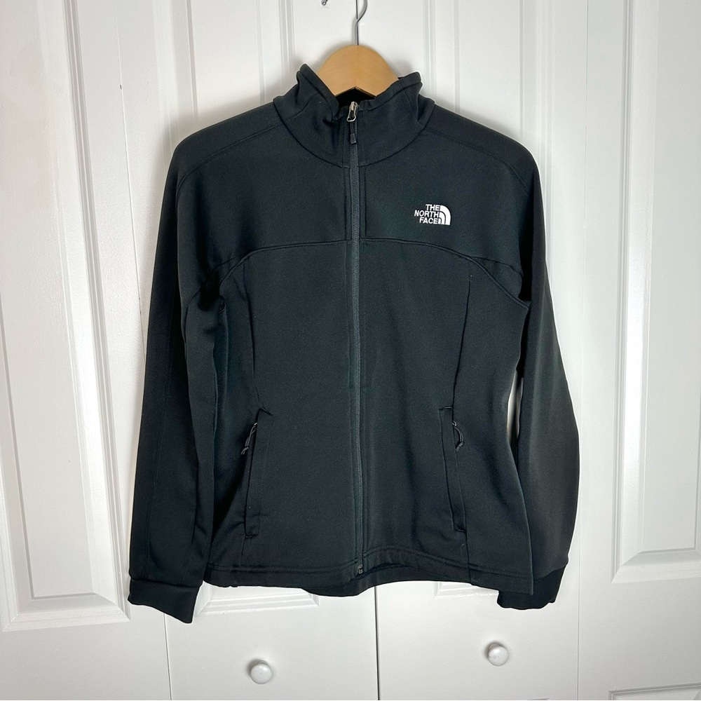 The North Face Softshell Fleece Black Jacket Size Medium Color